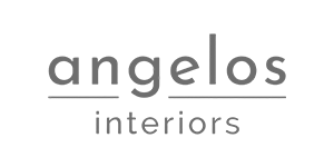 Logo of Angelos Interiors.